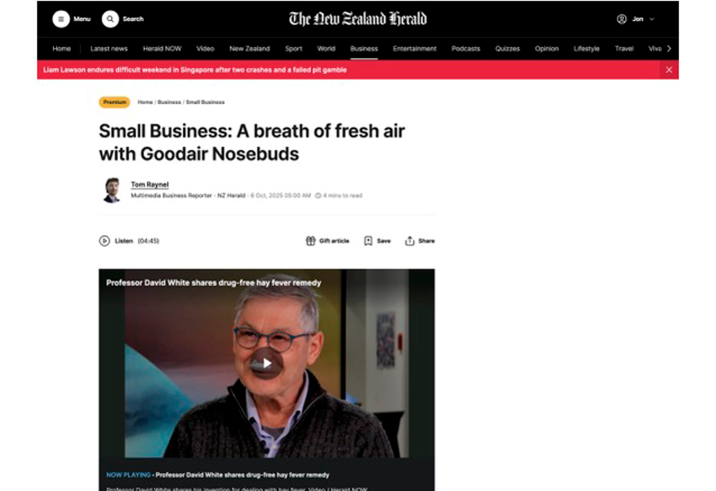 NZHearld: The Business Behind the ‘Buds