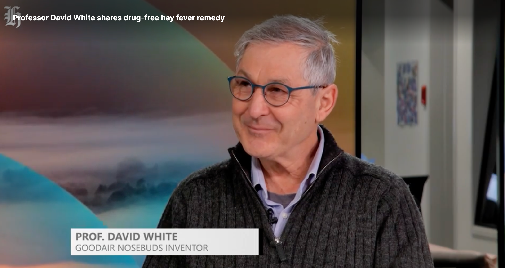 Professor David White shares drug-free hay fever remedy
